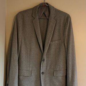 Saks Fifth Avenue Red Label Gray Sport Coat Size: XL (Trim fit) MSRP: $149